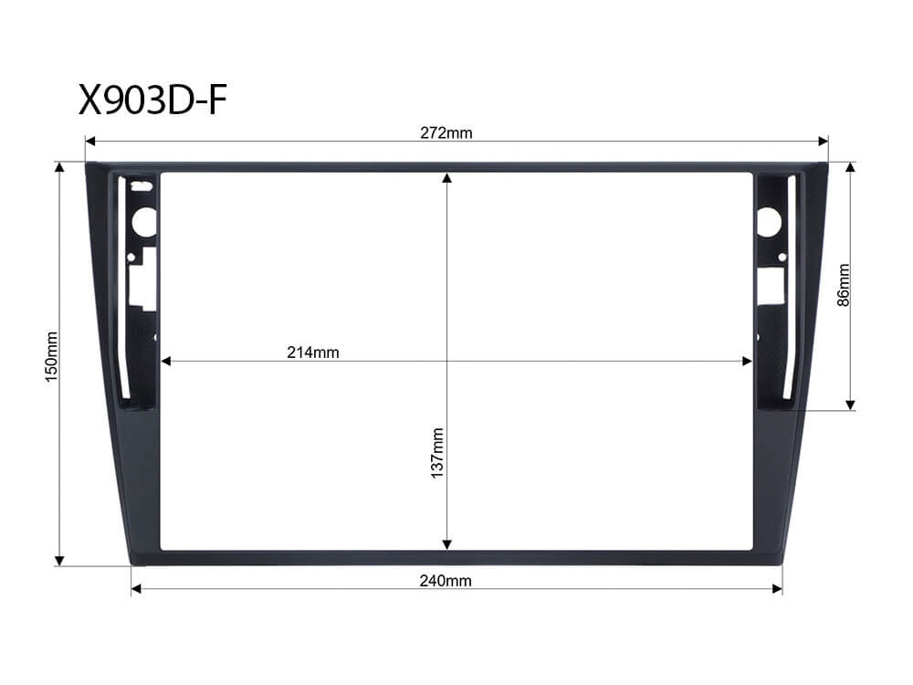 Alpine X903D-F / DC-F - Fascia Surround