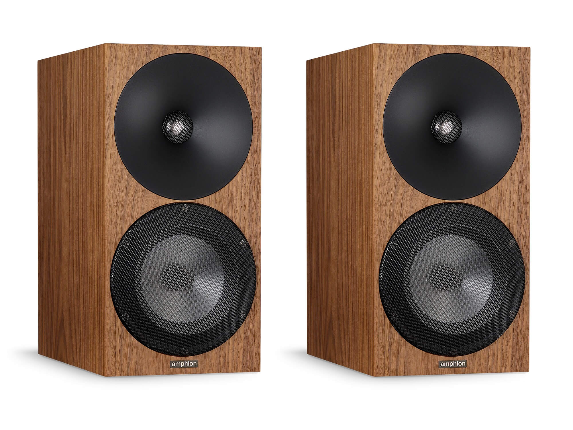 Amphion Argon3X - Bookshelf Speakers - Walnut
