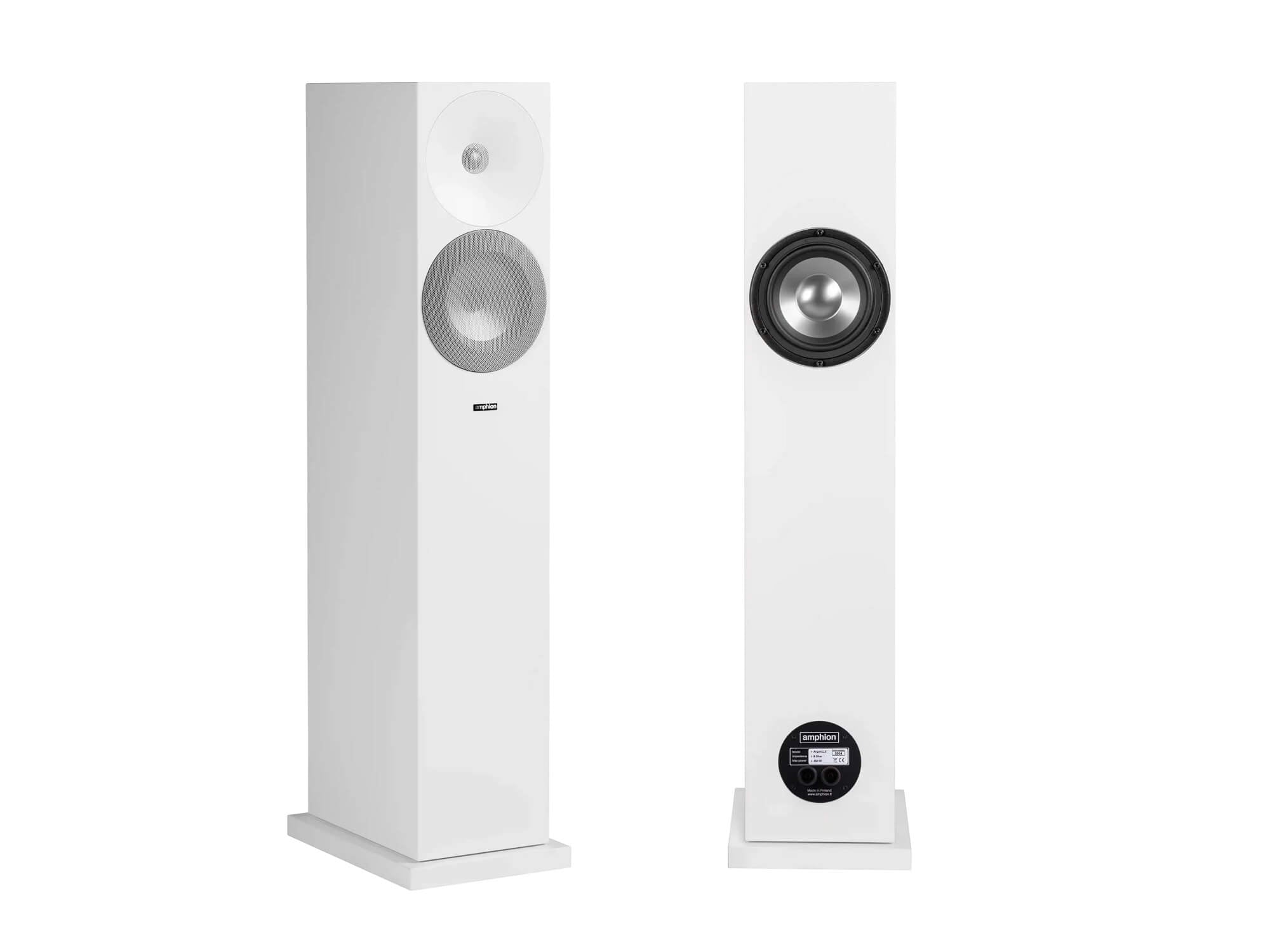 Amphion Argon 3LX - Floorstanding Speakers - Full White