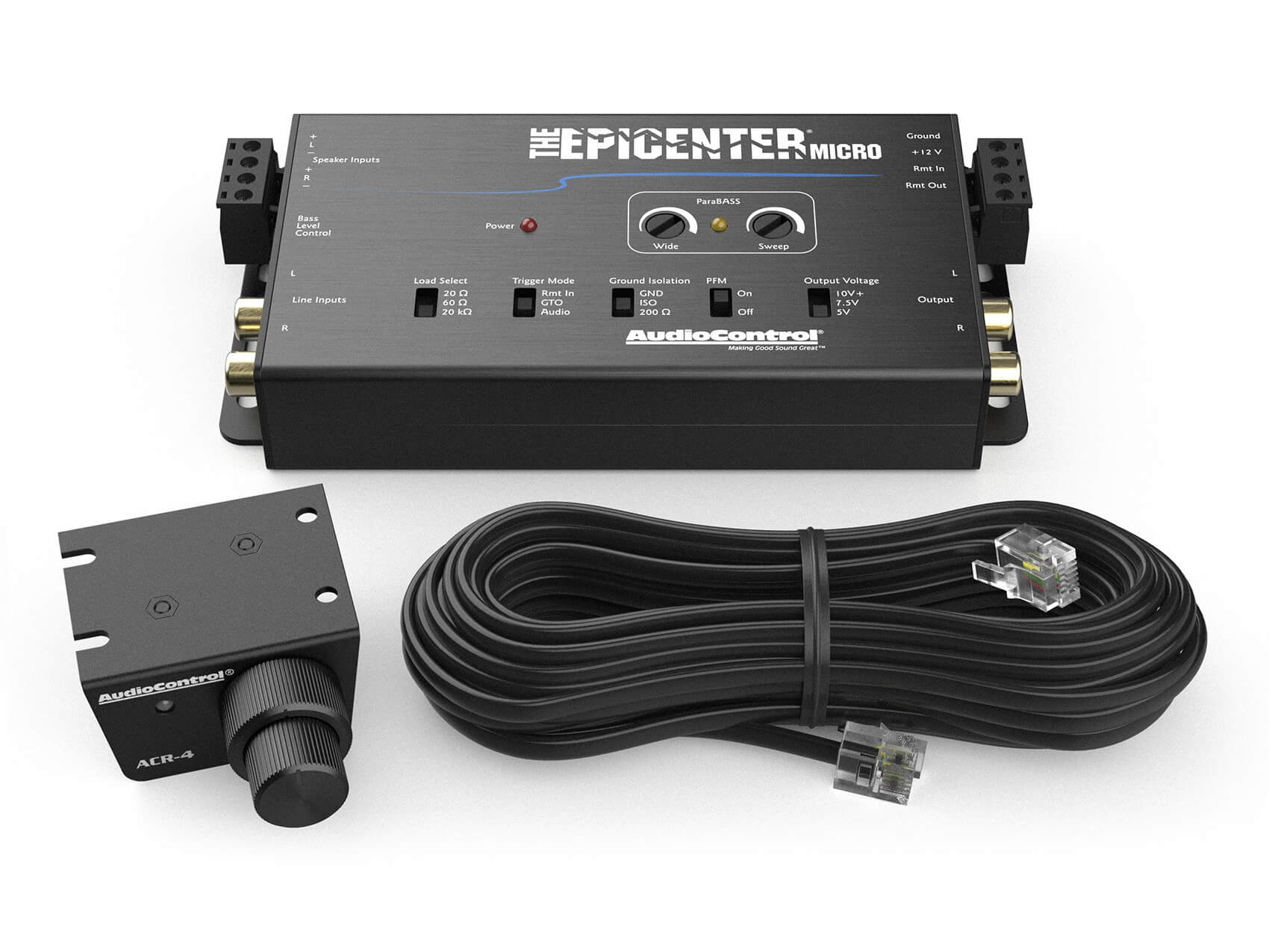 AudioControl The Epicenter Micro - Cable and Remote