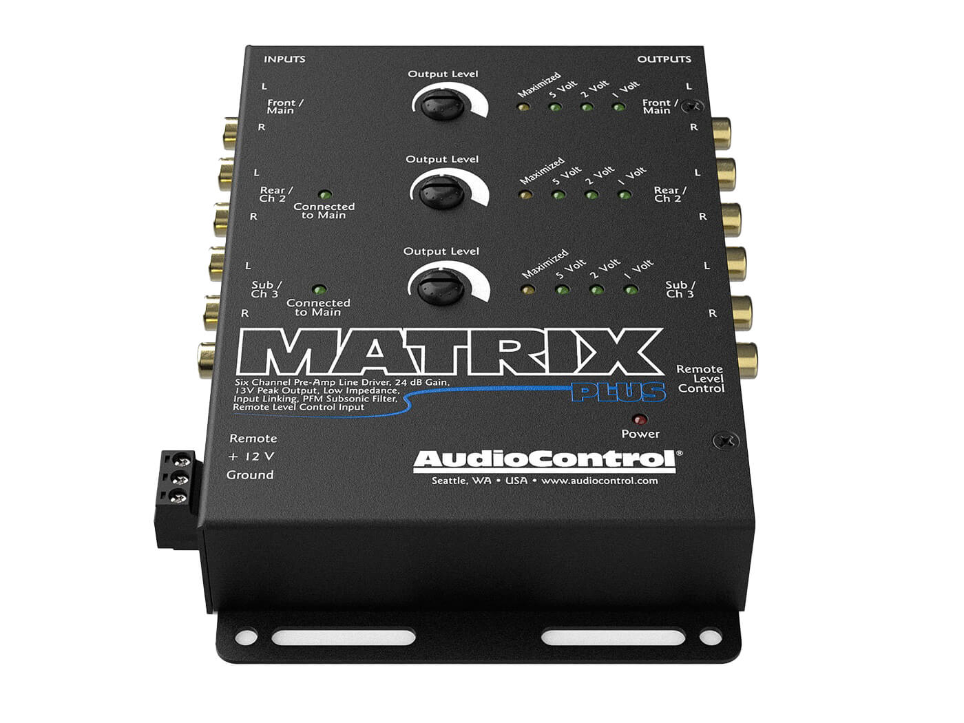 AudioControl Matrix Plus - 6 Channel Pre-Amp Line Driver – Studio Incar