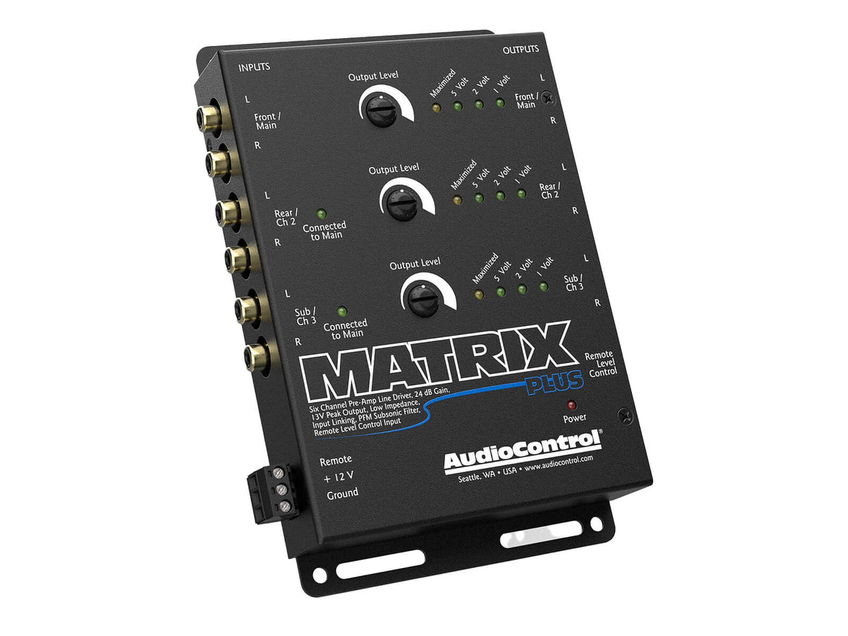 AudioControl Matrix Plus - 6 Channel Pre-Amp Line Driver – Studio Incar