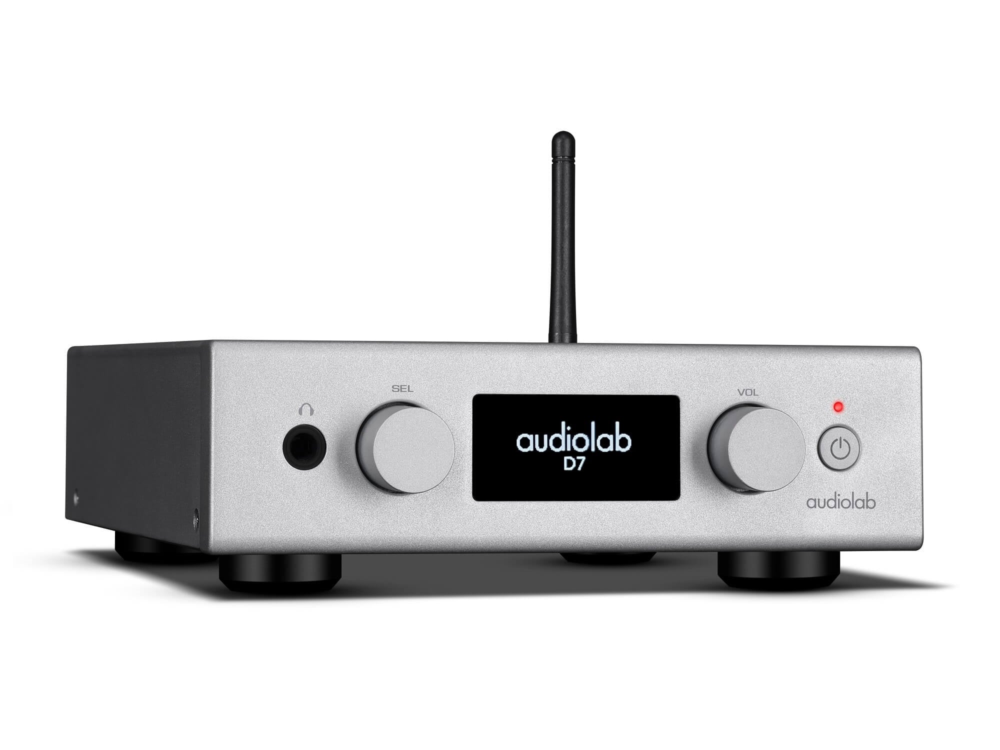 AudioLab D7 - Front Angle Silver