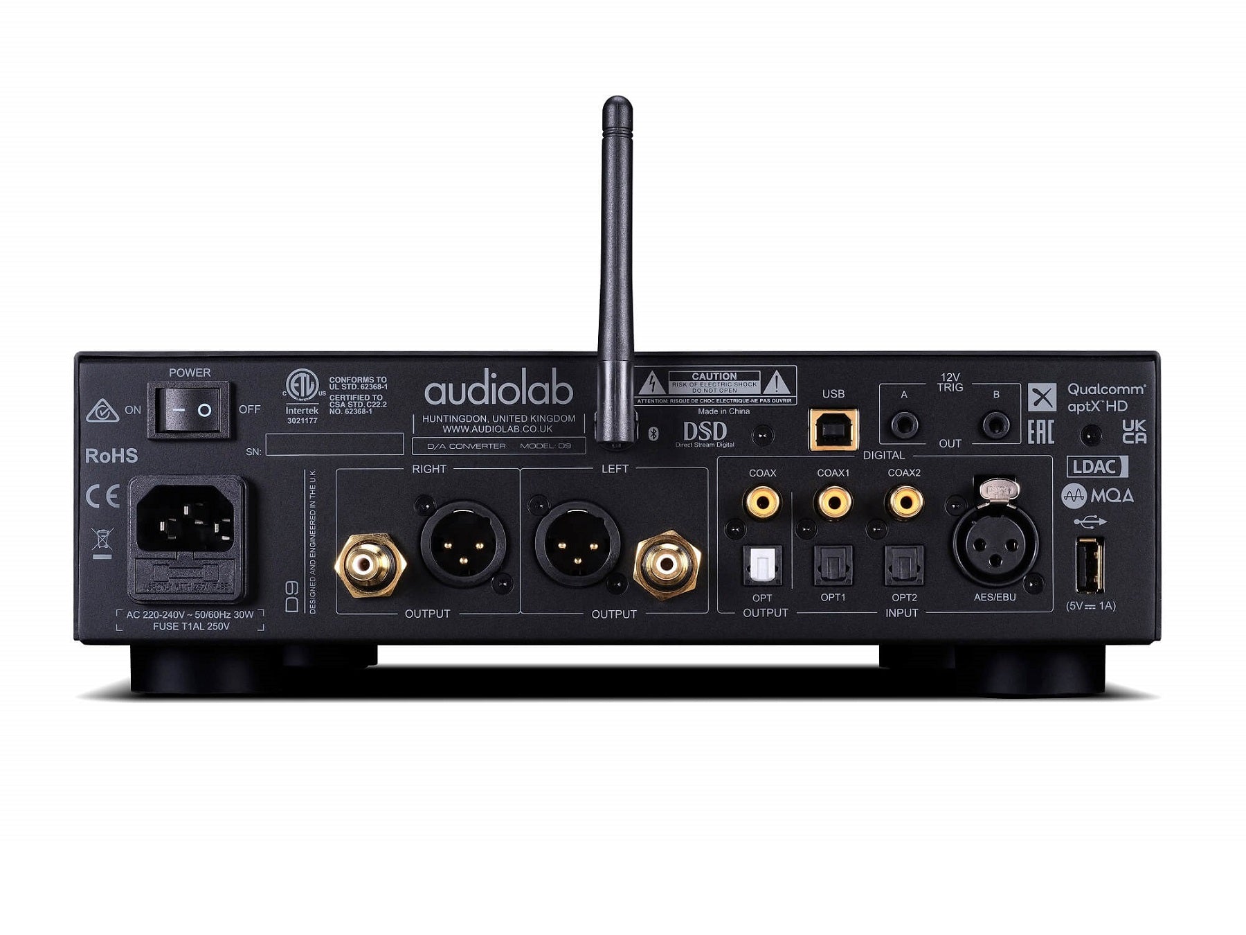 AudioLab D9 - Rear Black