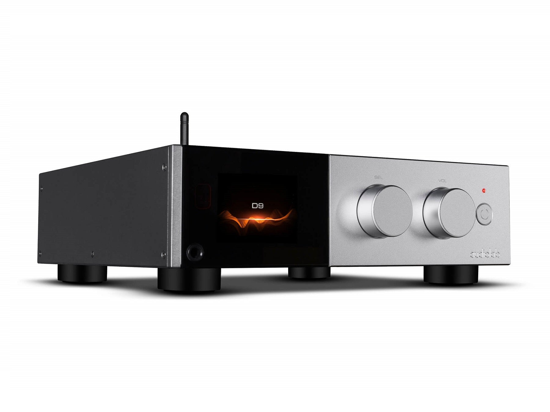 AudioLab D9 - Front Angle Silver