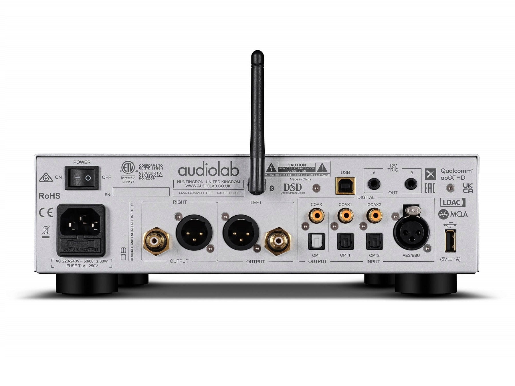 AudioLab D9 - Rear Silver