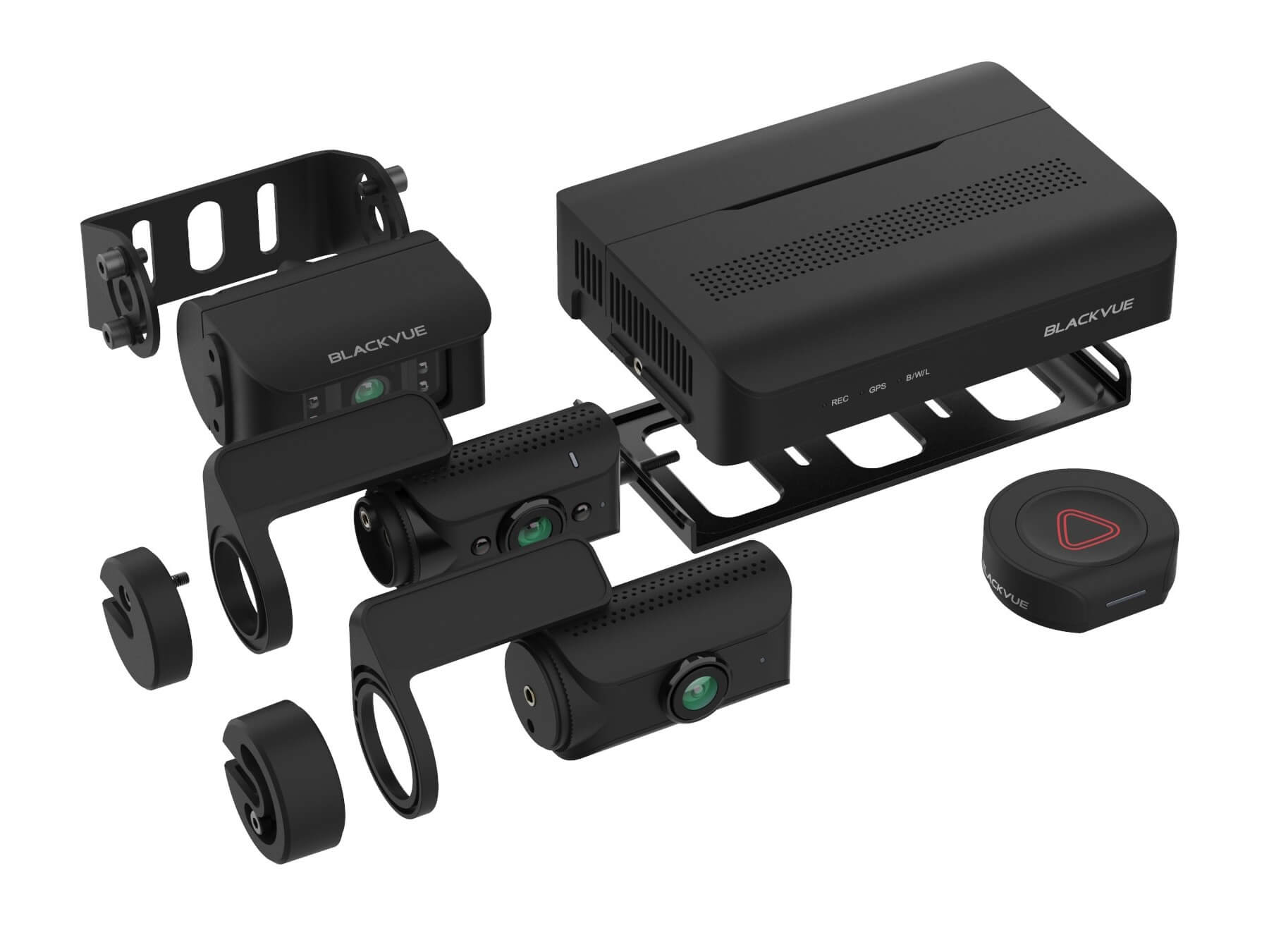BlackVue DR770X Box Truck - 3CH - Kit with Mounts