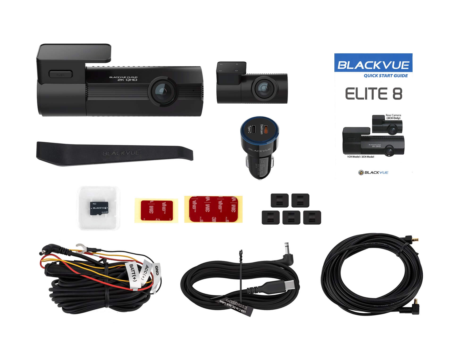BlackVue ELITE 8 2CH / 2K - Pack Shot