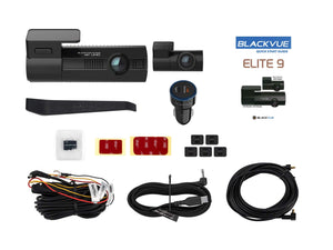 BlackVue ELITE 9 2CH / 4K - Front and Rear HDR Dashcam - Pack Shot