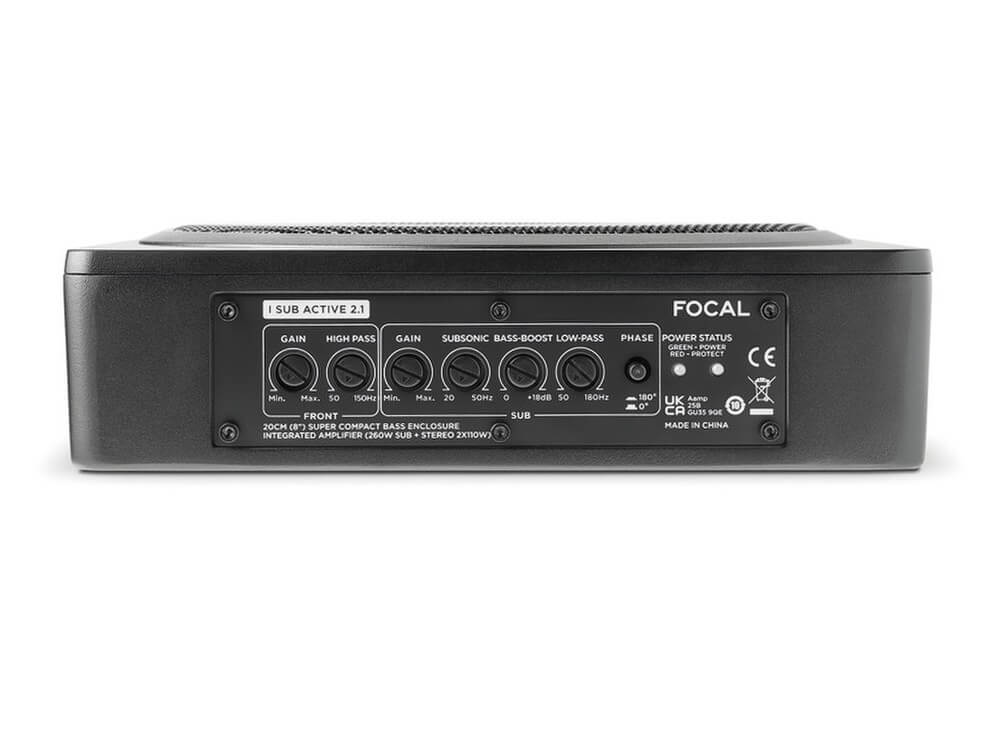 Focal ISUB Active 2.1 - Front Controls