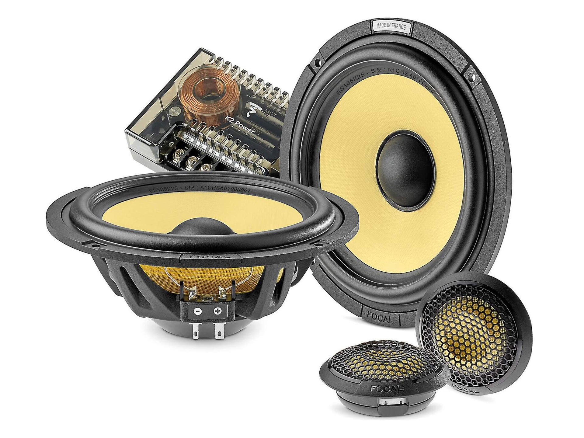 Focal K2 Power Evo ES 165 K2S 2-Way Slim Component Speakers