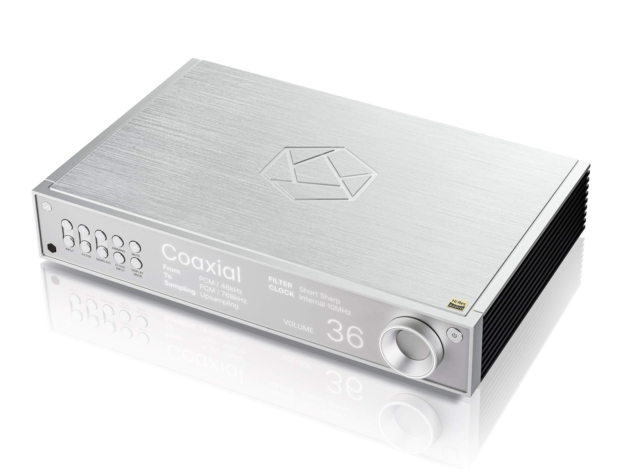 HiFi Rose RD160 - DAC - Front / Angle - Silver