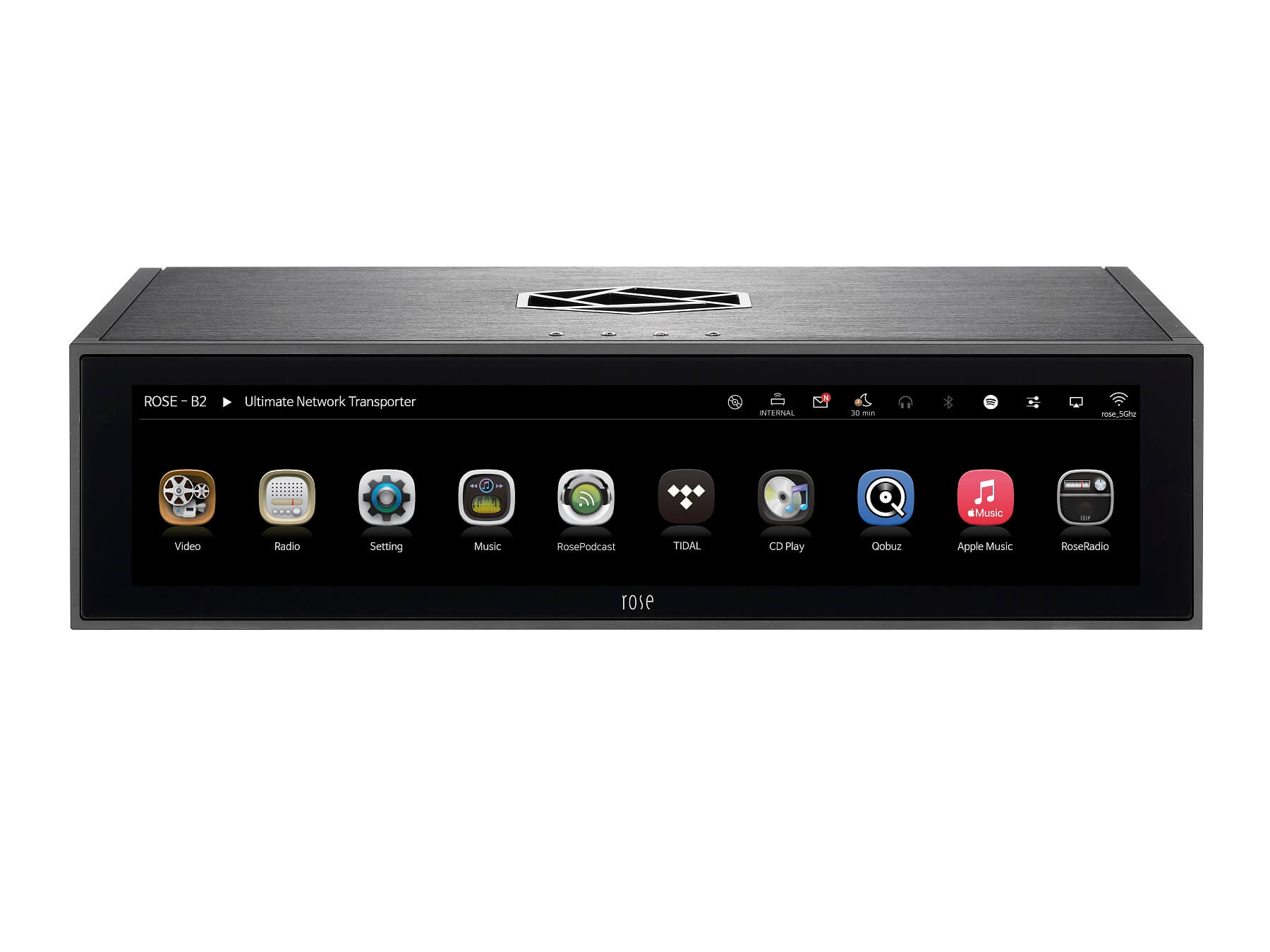 HiFi Rose RS130 - Network Streaming Transport - Black