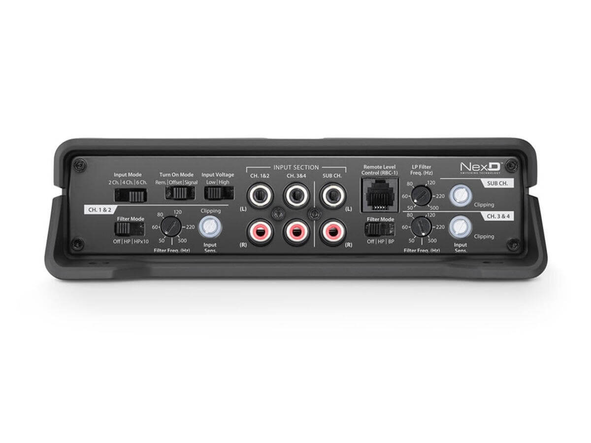 JL Audio JD700/5 - Connections Panel