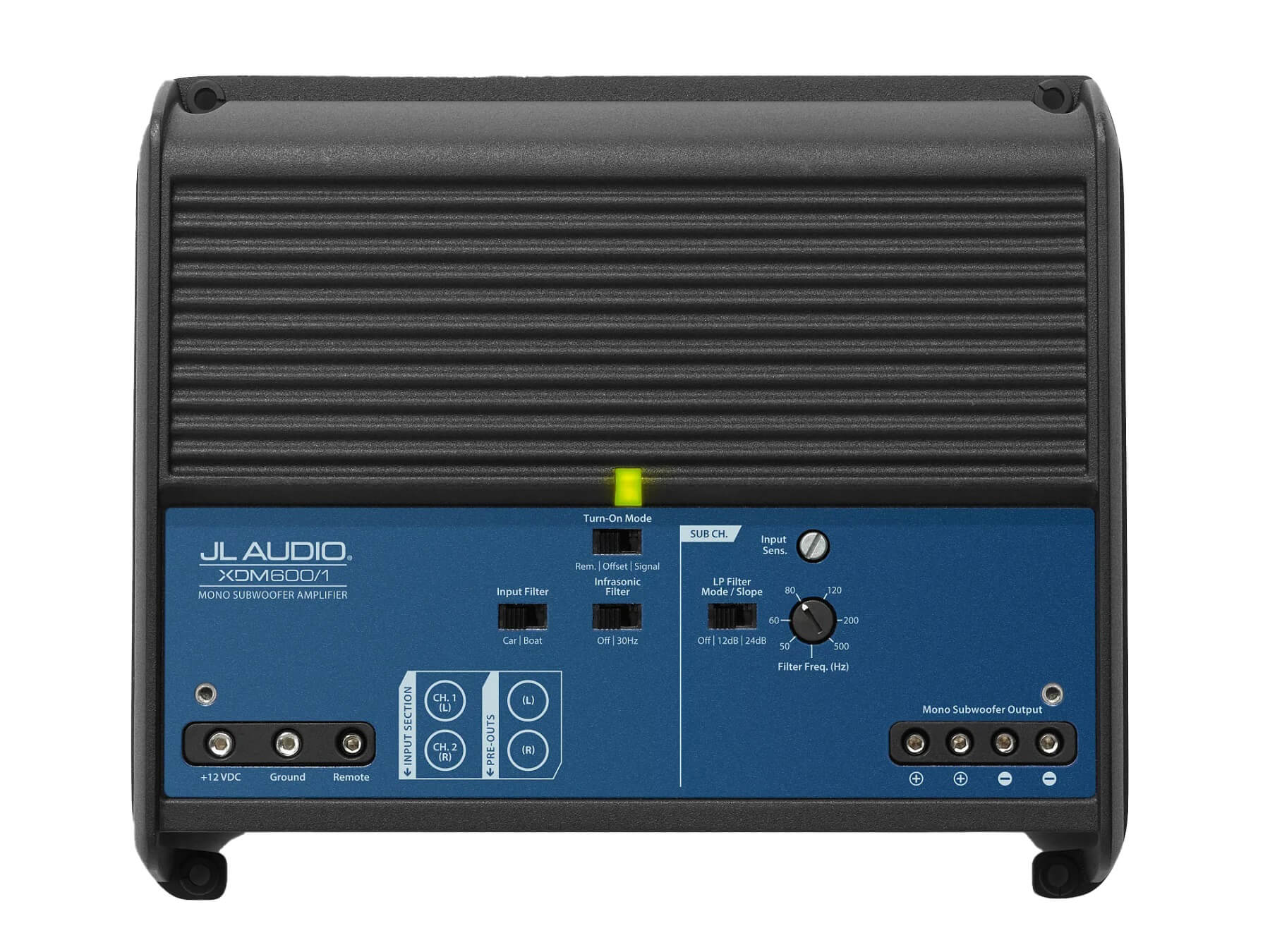 JL Audio XDM600/1 - Top / No Cover