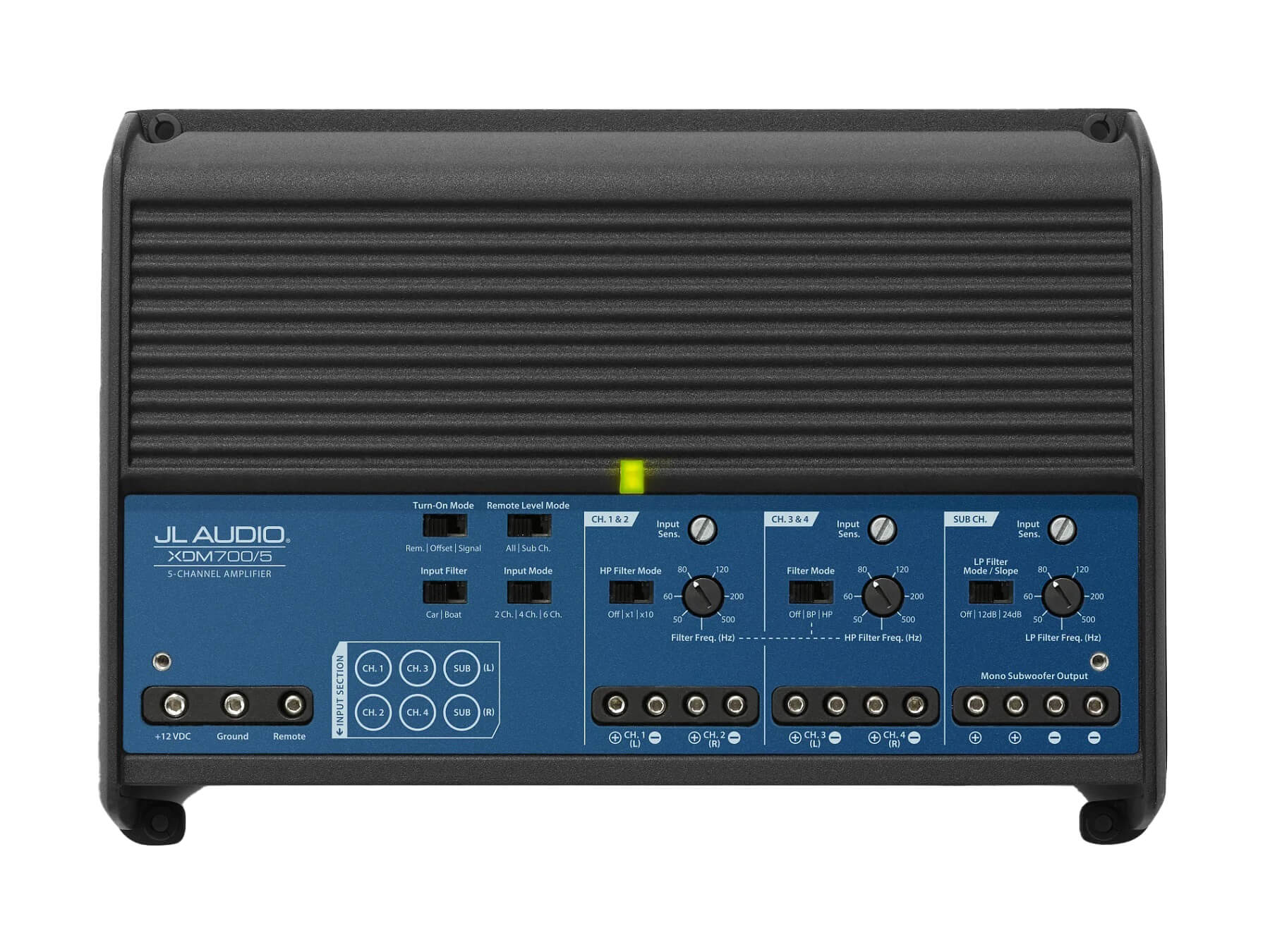 JL Audio XDM700/5 - Top / No-Cover