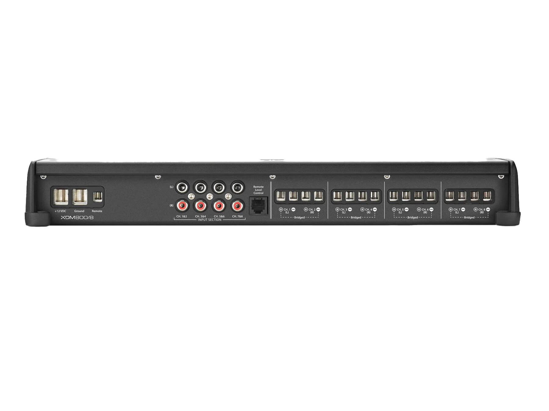 JL Audio XDM800/8 - Rear Connections