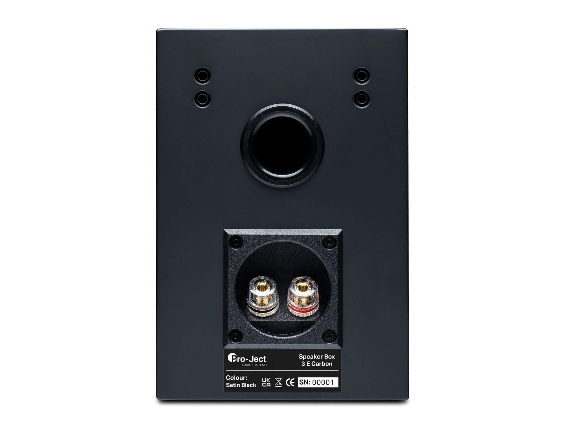 Pro-Ject Speaker Box 3 E Carbon - Black - Rear