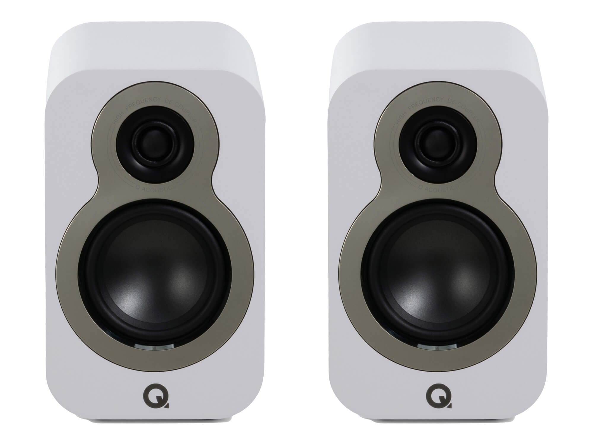 Q Acoustics 3010c - Standmount Speakers - White