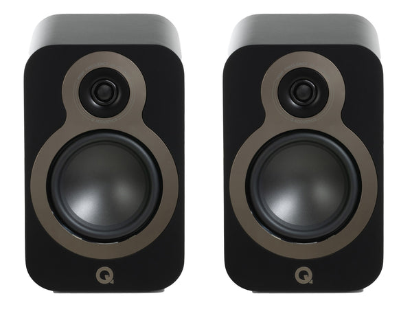 Q Acoustics 3020c - Standmount Speakers - Black