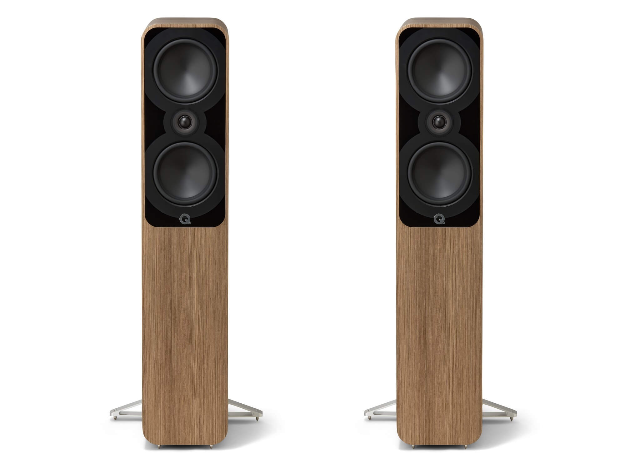 Q Acoustics 5050 - Floorstanding Speakers - Oak