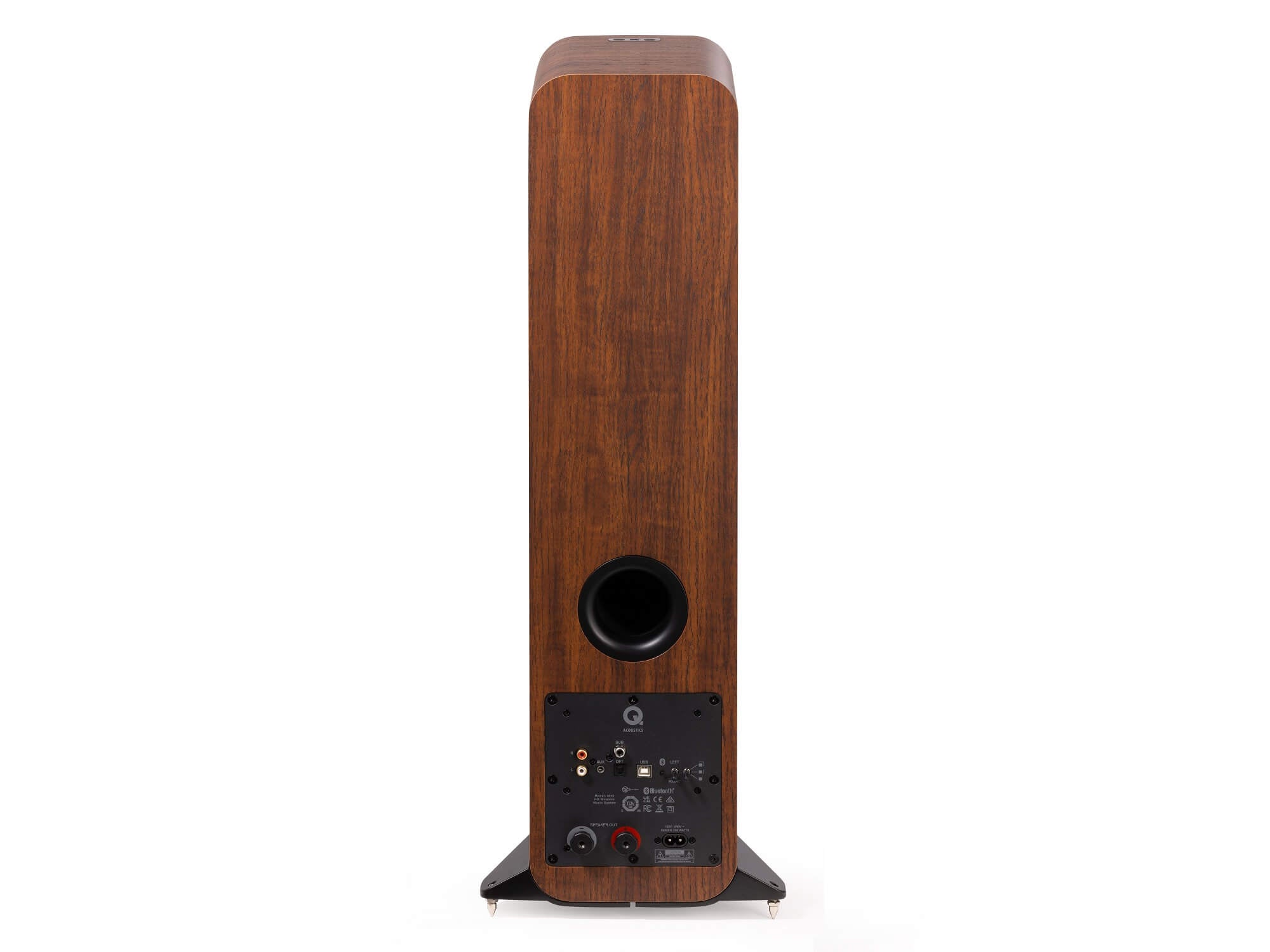 Q Acoustics M40 HD - Walnut - Rear