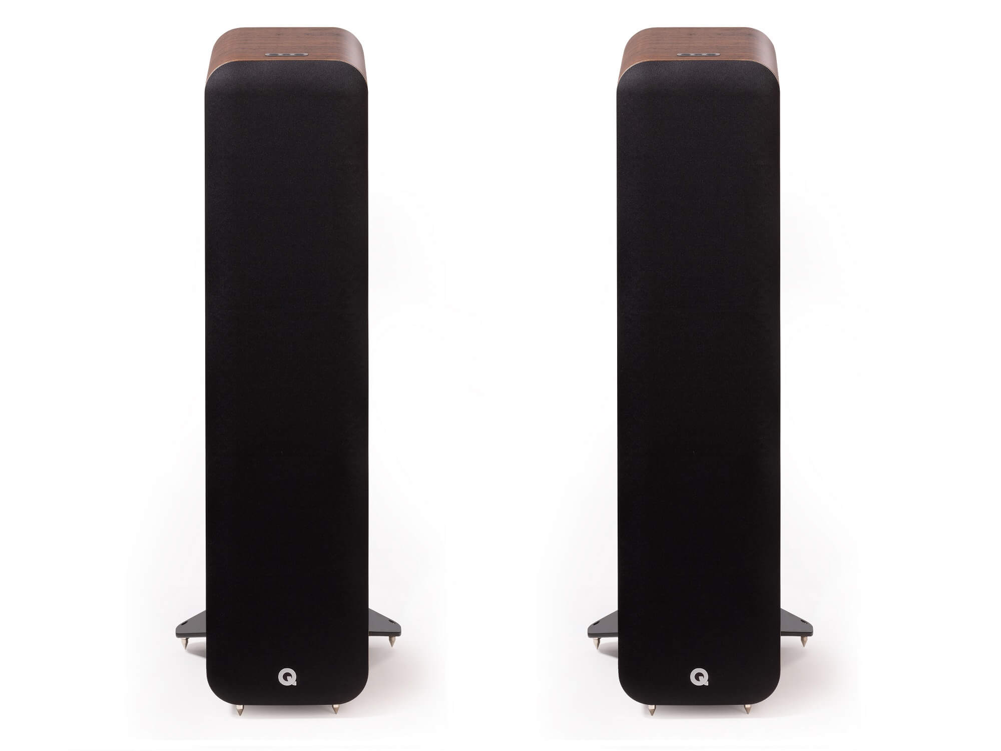 Q Acoustics M40 HD - Active Floorstanding Speakers - Walnut