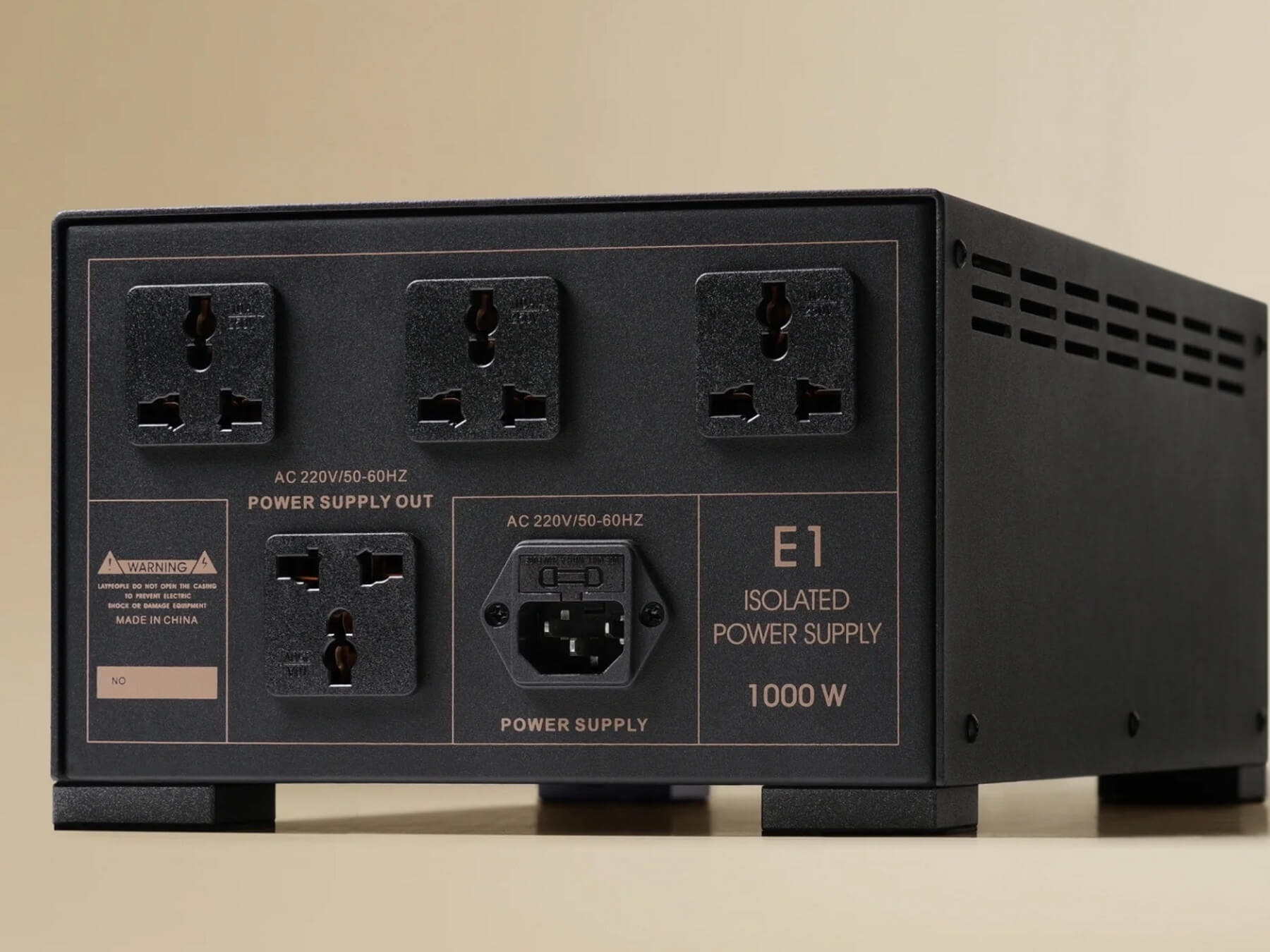 Spotless Audio E1 - Rear