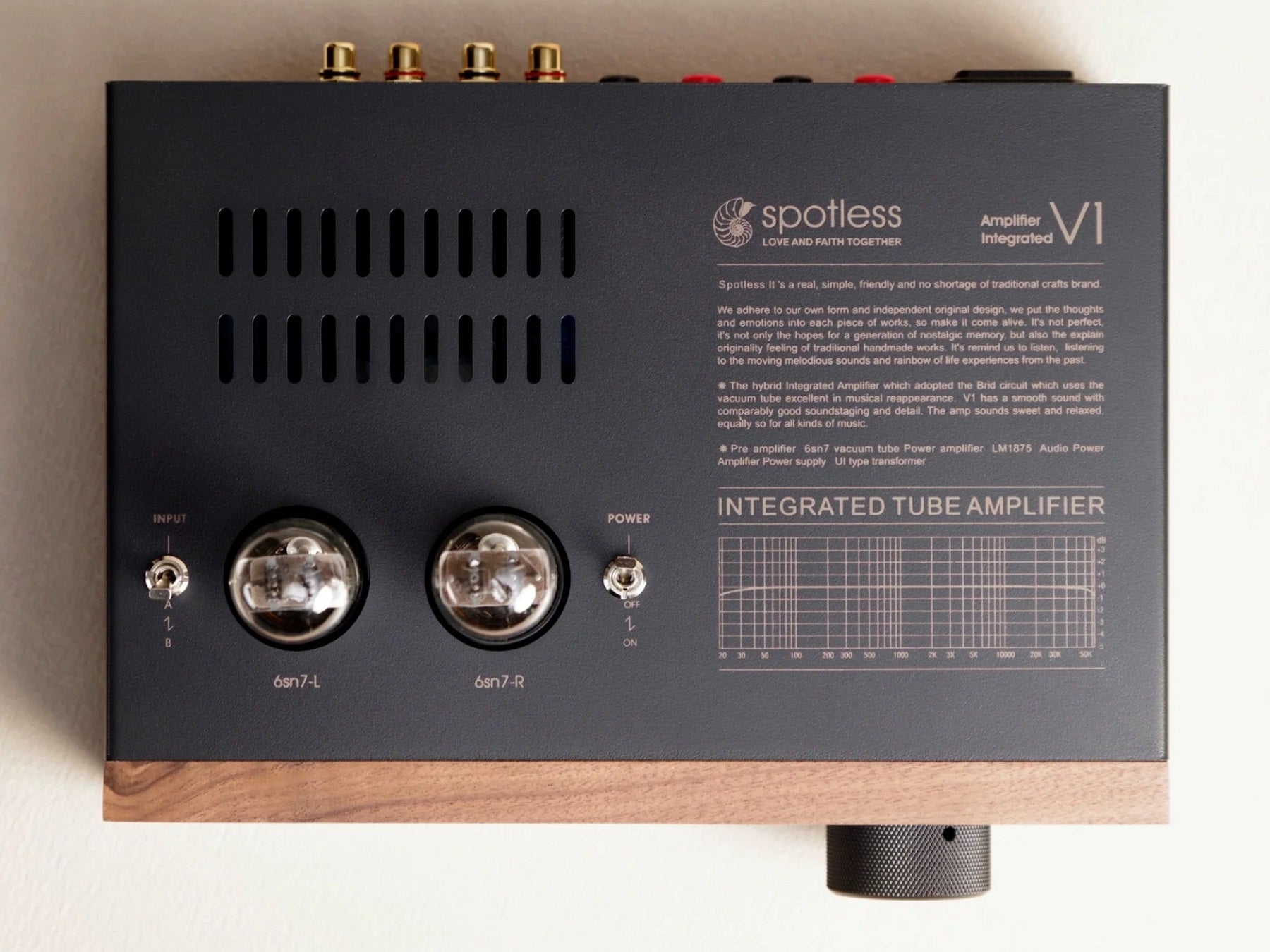 Spotless Audio V1 - Top
