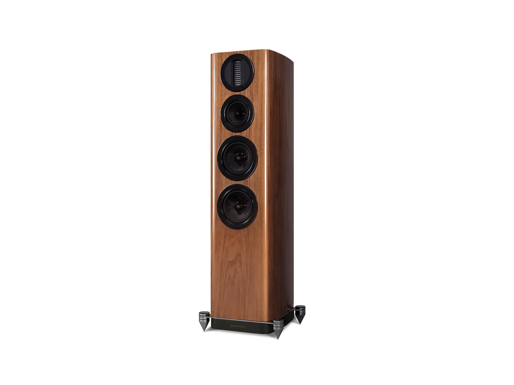 Wharfedale Aura 3 - Walnut Front Angle