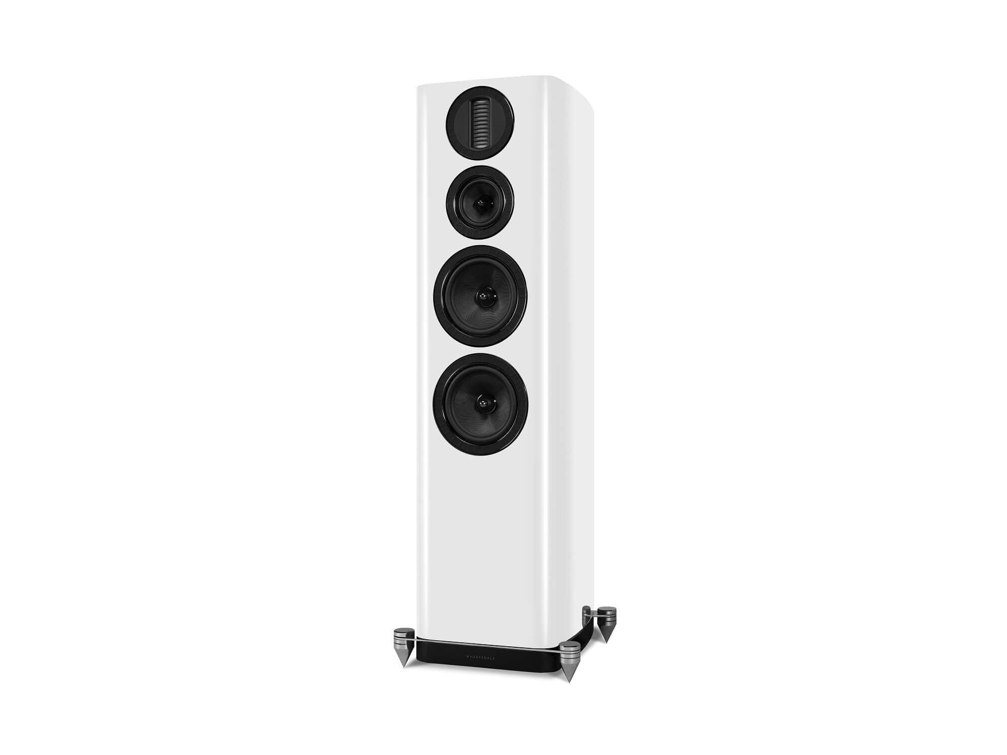 Wharfedale Aura 4 - White Front Angle