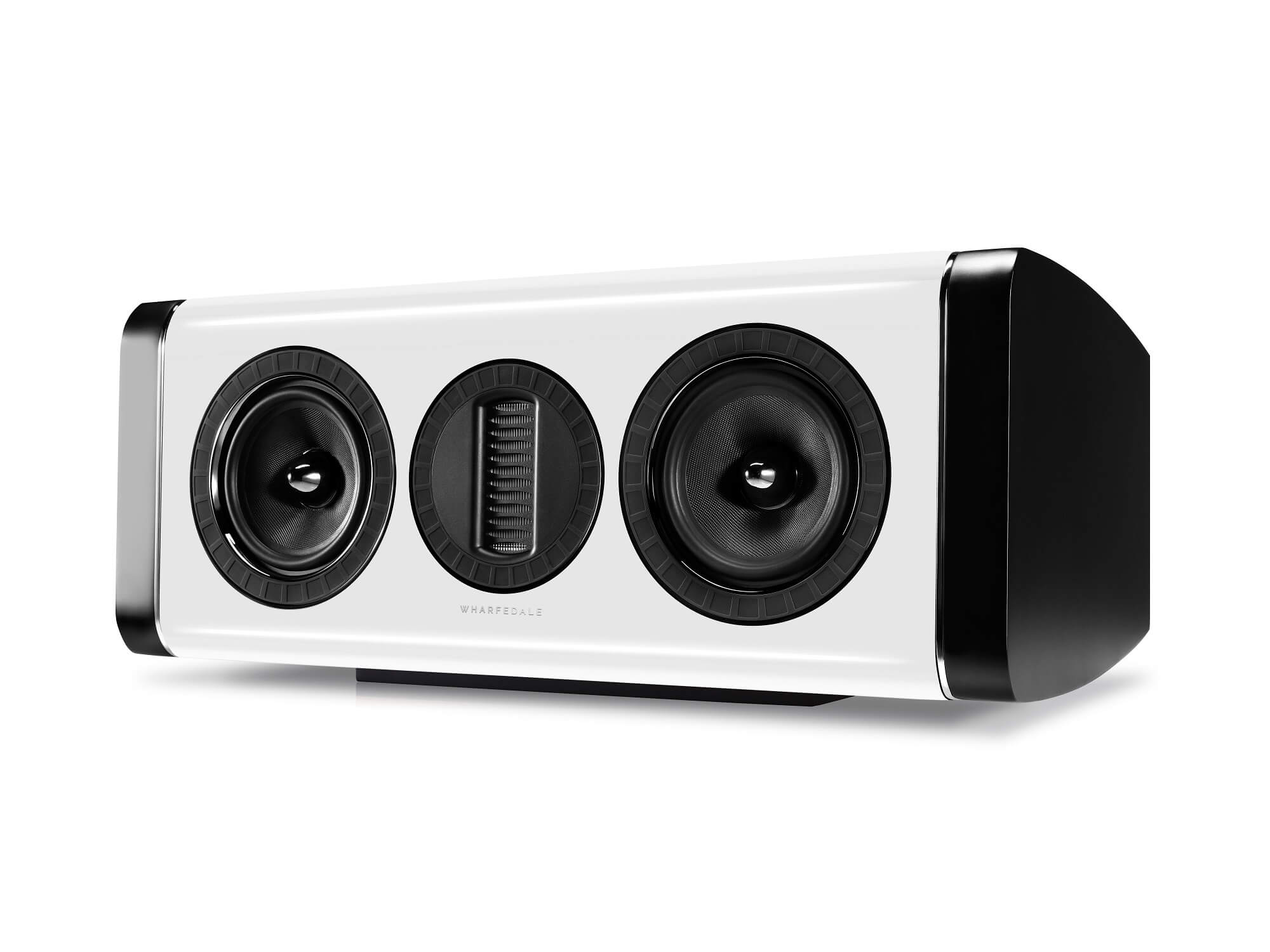 Wharfedale Aura C - White Front Angle
