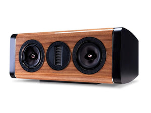 Wharfedale Aura CS - Walnut Front Angle