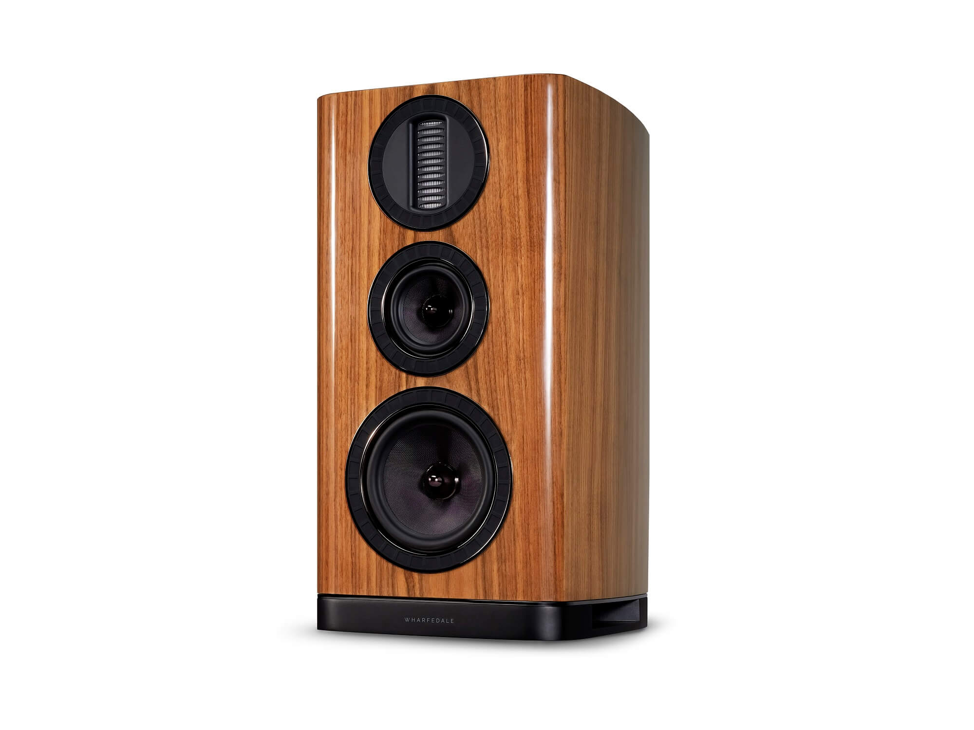 Wharfedale Aura 2 - Walnut Front Angle