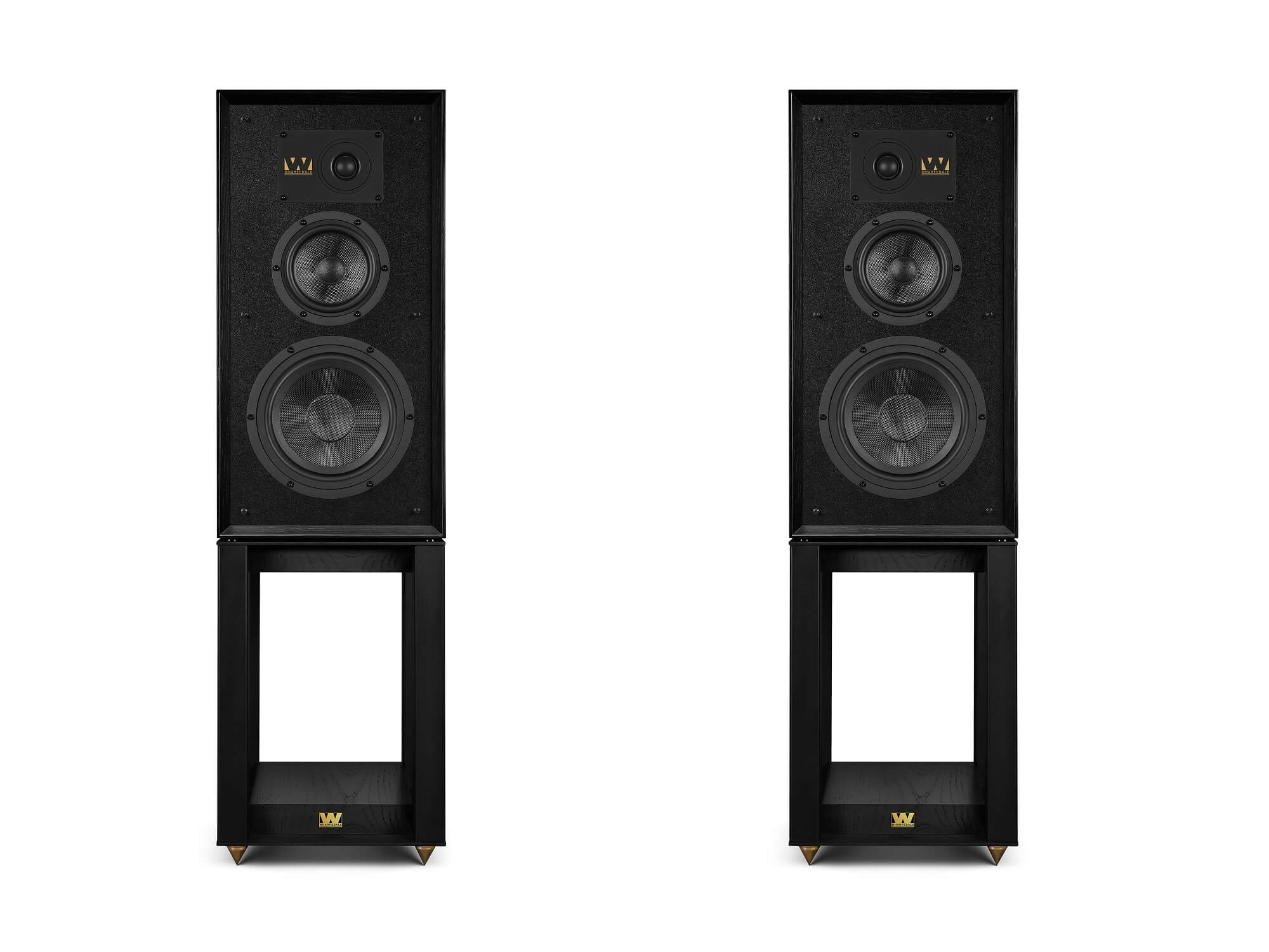 Wharfedale Super Linton - Black Oak with Stands