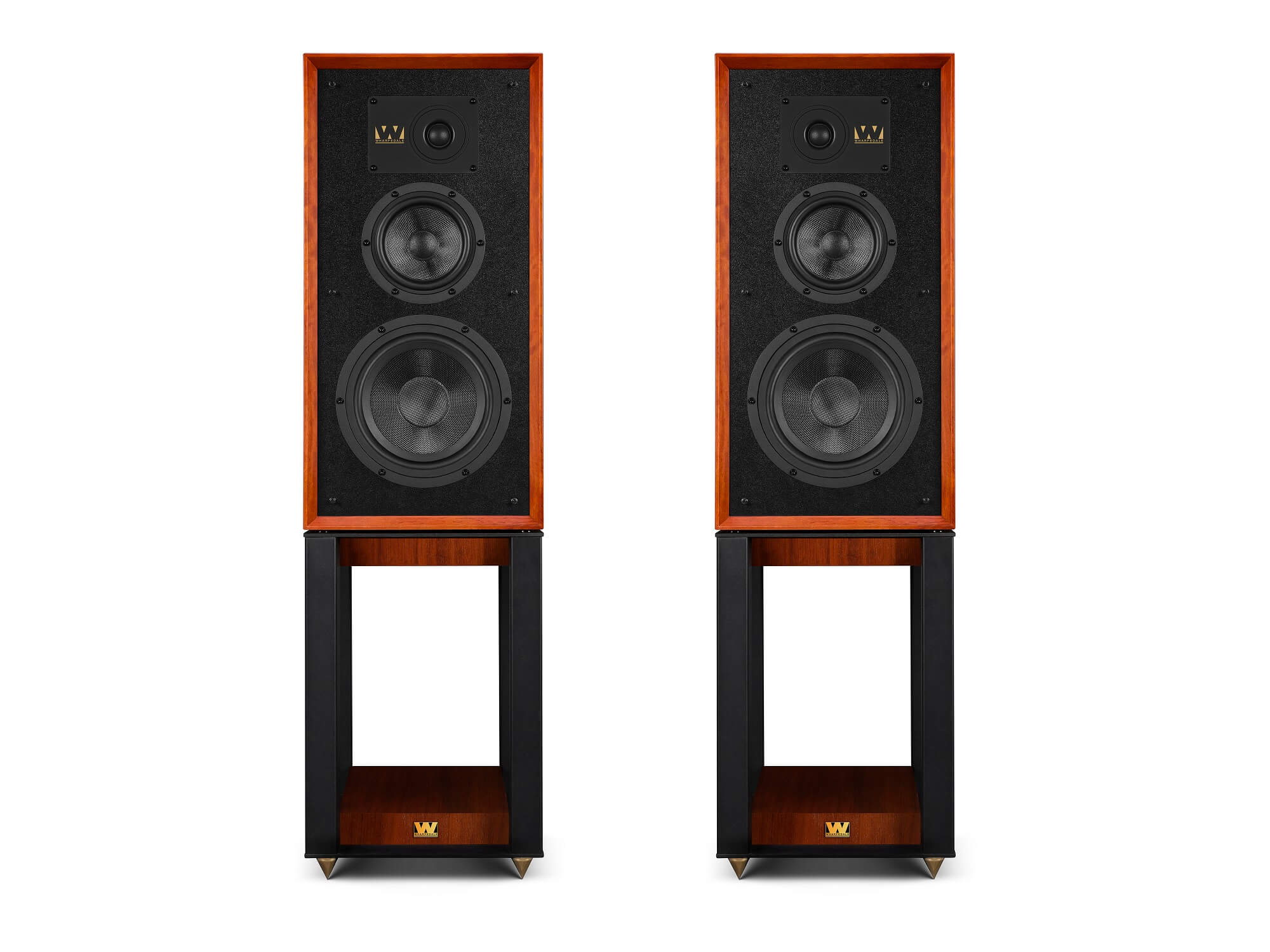 Wharfedale Super Linton - Mahogany with Stands