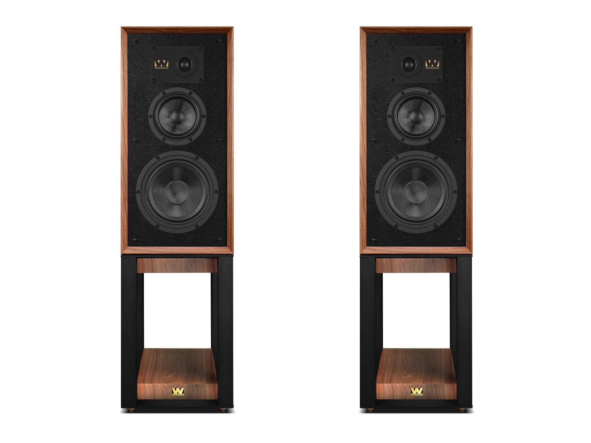 Wharfedale Super Linton - Walnut with Stands