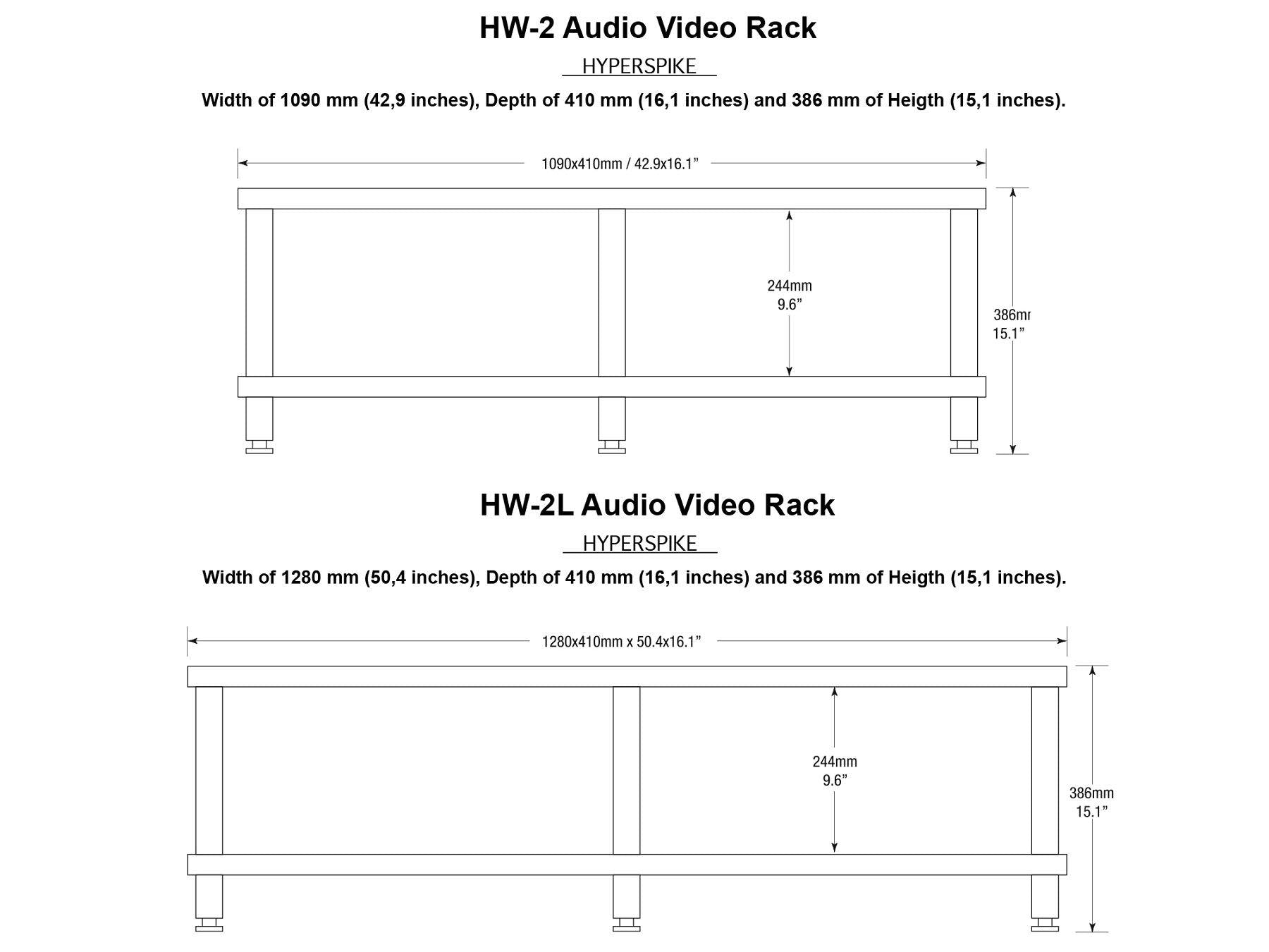 Solidsteel HW-2 - High End Audio & TV Rack