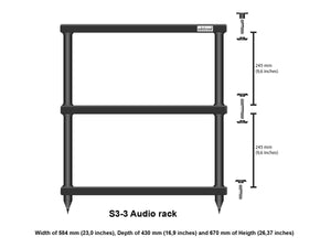 Solidsteel S3-3 - Dimensions