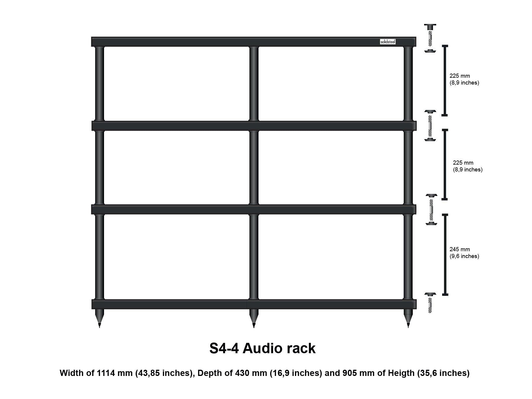 Solidsteel S4-4 - Dimensions