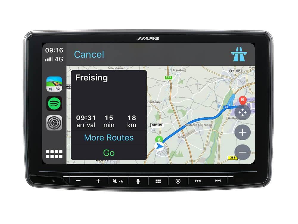 Alpine INE-F904D - DAB+ Head Unit - Front Nav