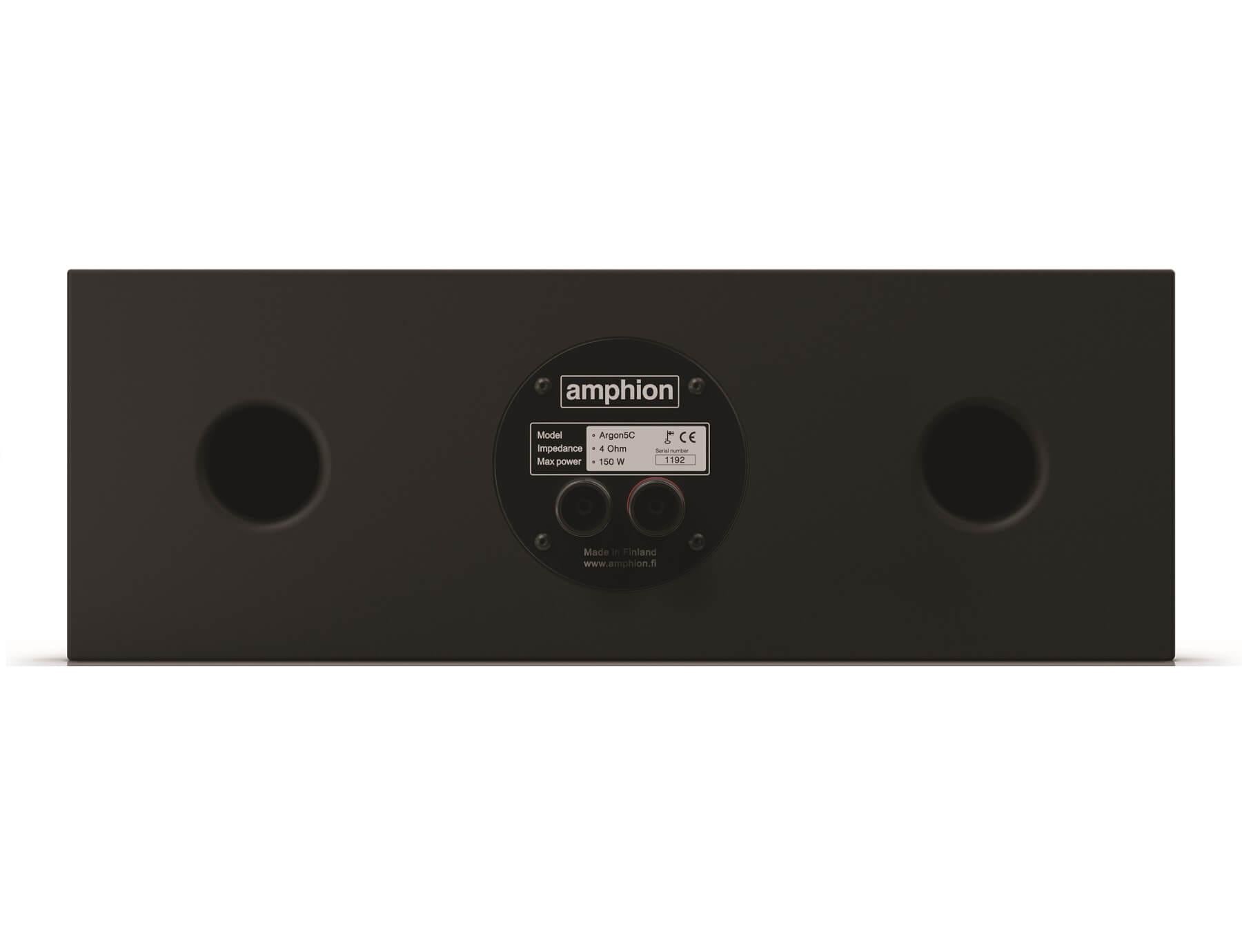Amphion Argon 5C - Centre Speaker - Full Black - Back