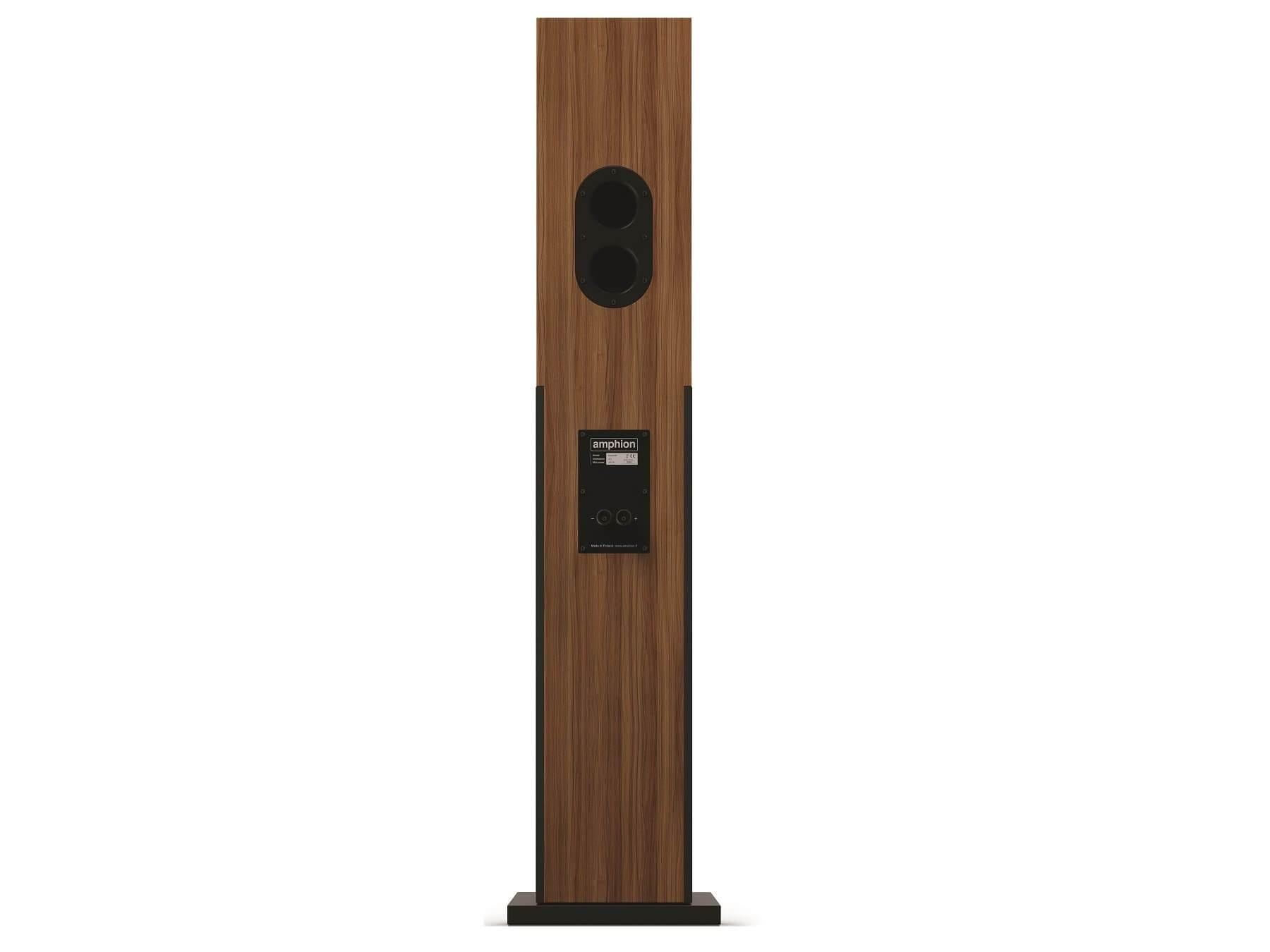 Amphion Krypton 3 - Floorstanding Speakers - Walnut Back