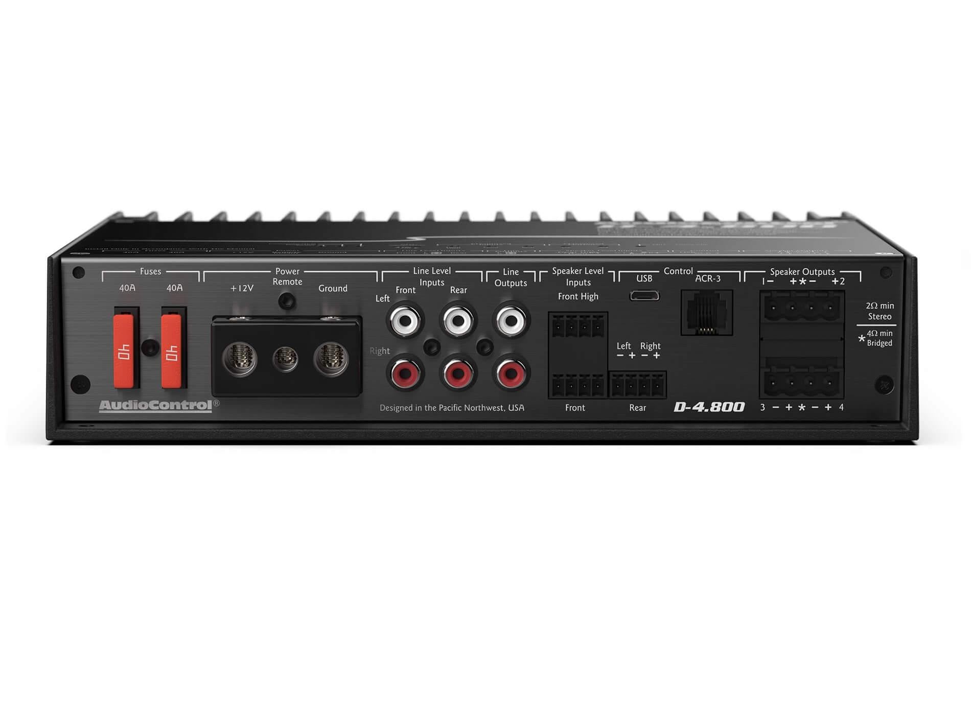AudioControl D-4.800 - Multi Channel Amplifier - 4