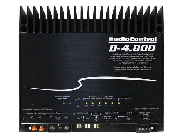 AudioControl D-4.800 - Multi Channel Amplifier