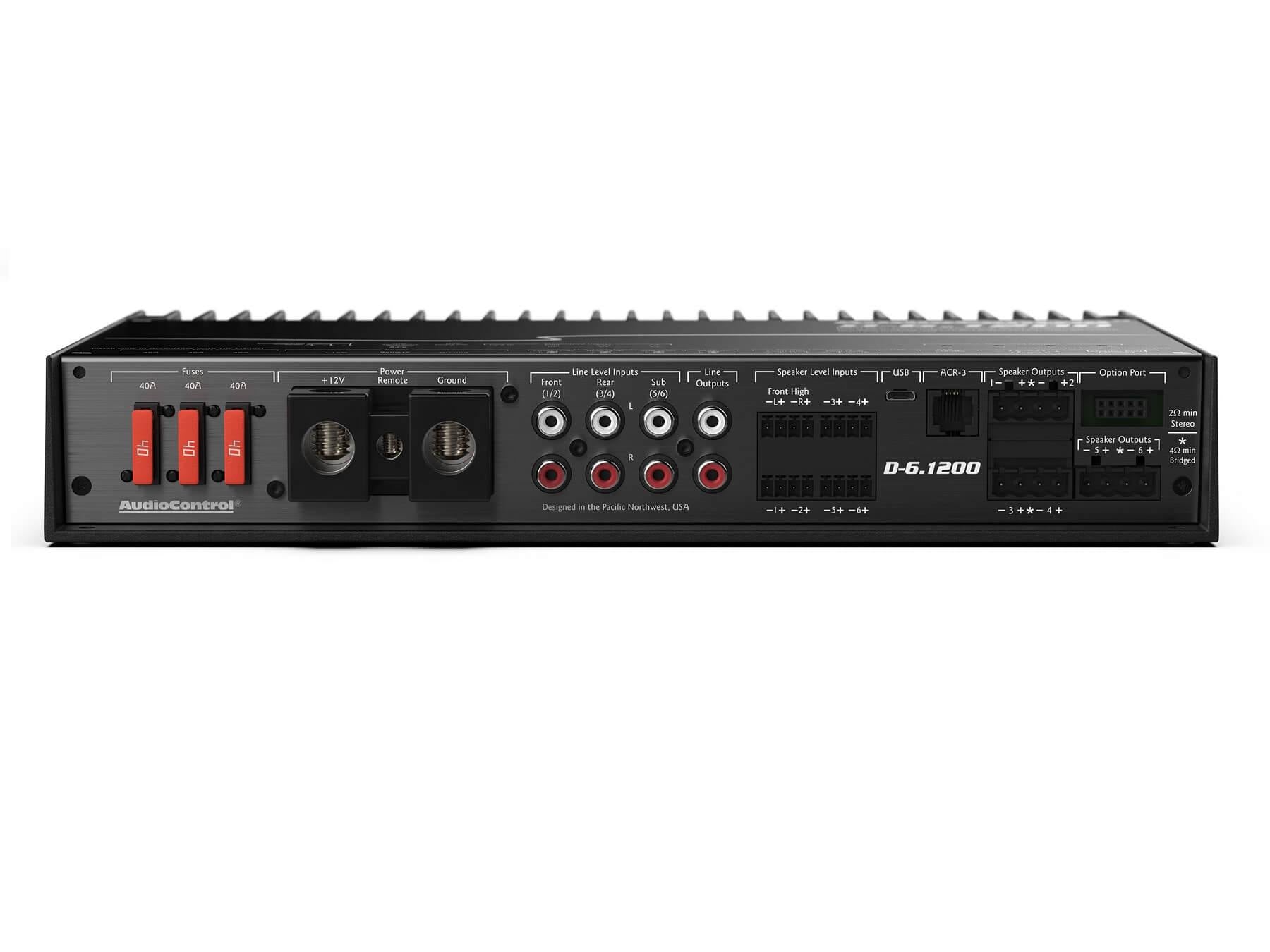 AudioControl D-6.1200 - 6 Channel Amplifier - 3