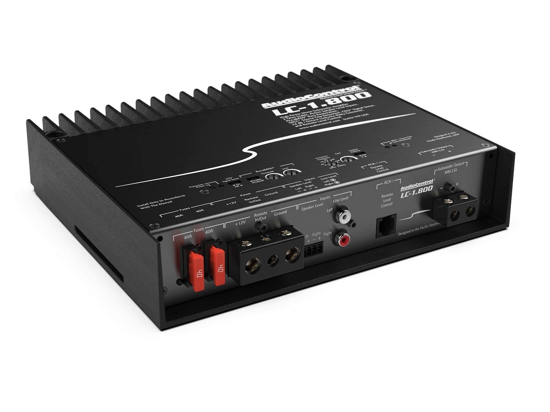 AudioControl LC-1.800 - Mono Subwoofer Amplifier - 2