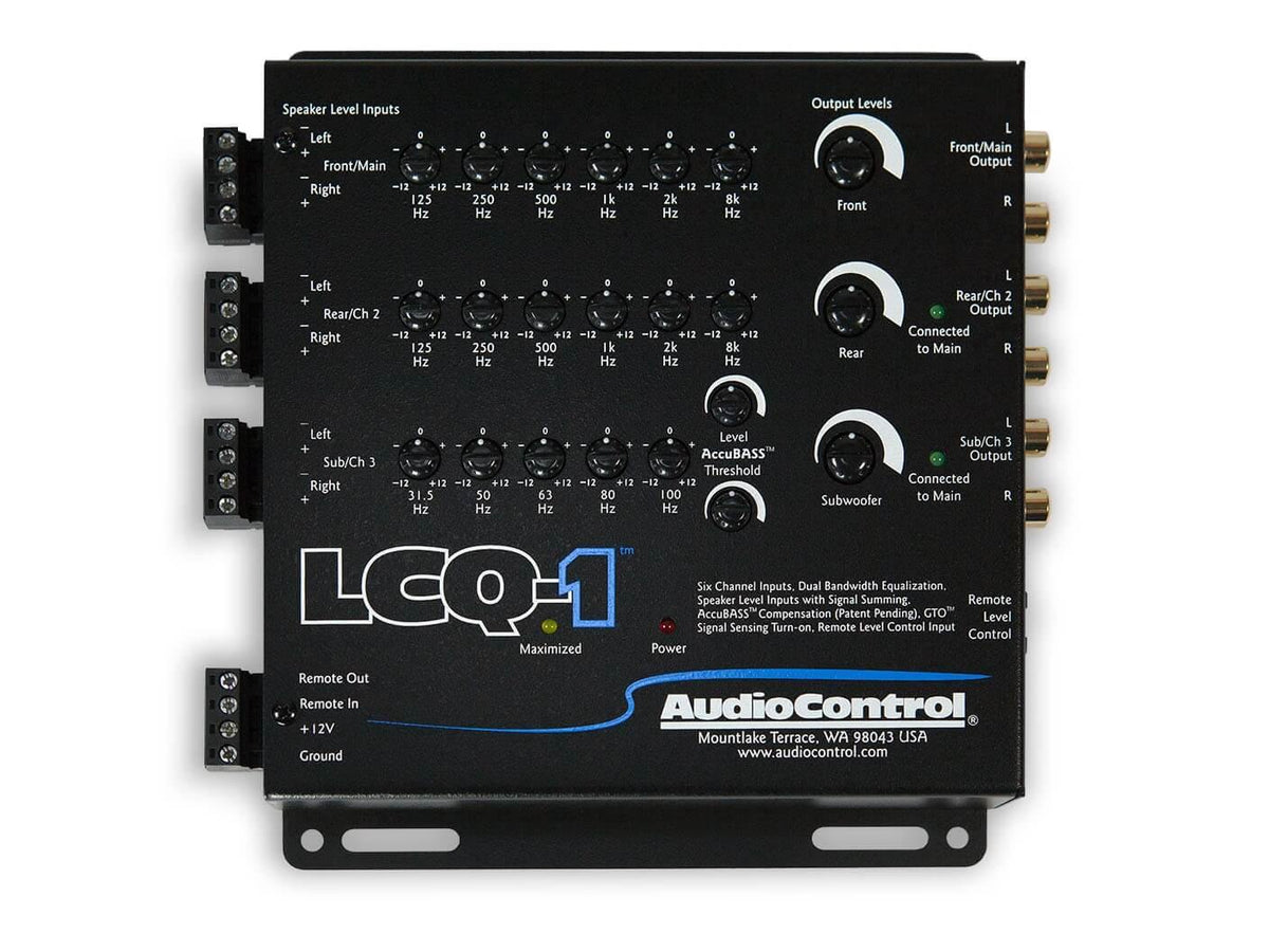 AudioControl LCQ1 - 6 Channel Line Out Converter | EQ – Studio Incar