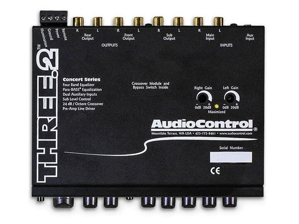 AudioControl Three.2 - In-Dash Equalizer/ Crossover