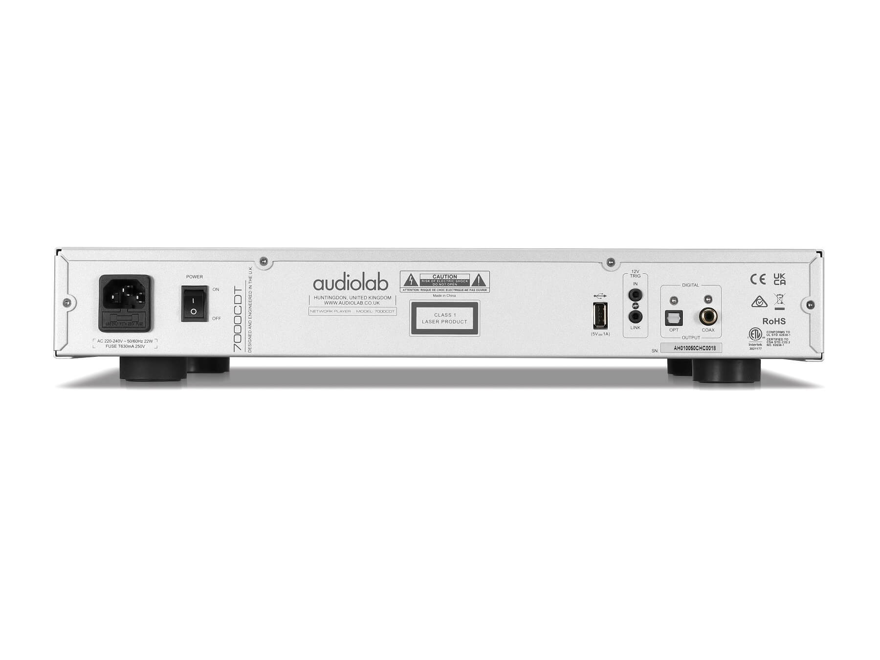 AudioLab 7000CDT - Silver / Rear Panel